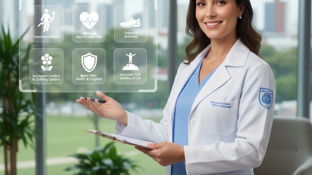 Imagem de Mamoplastia Redutora - 7 Benefícios da Mamoplastia Redutora que Vão Além da Aparência