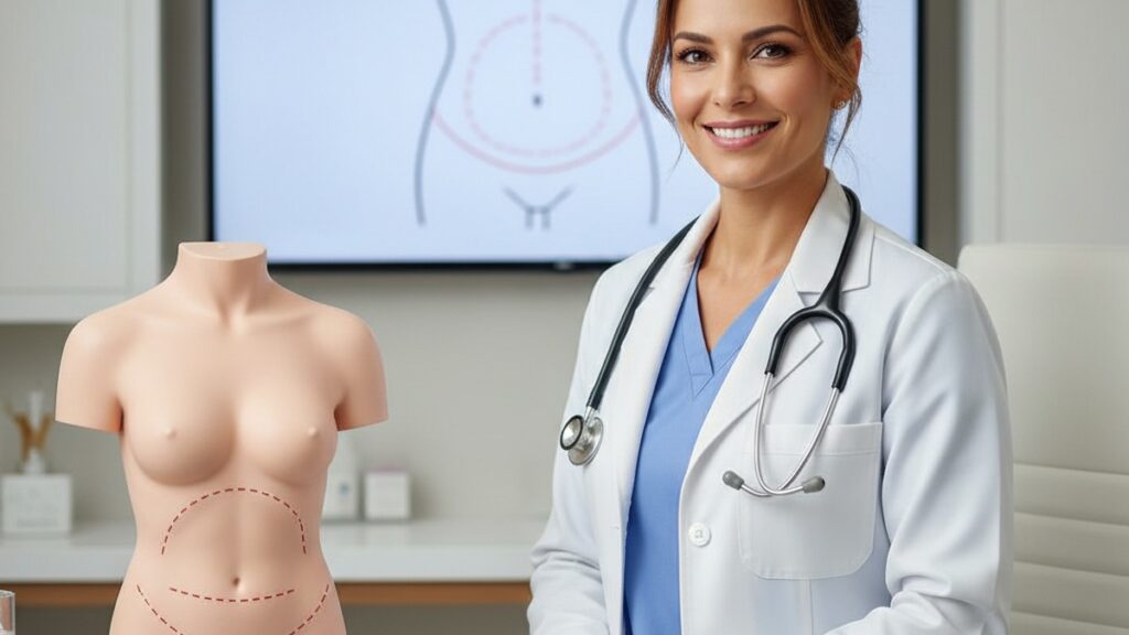 Imagem de Abdominoplastia - Abdominoplastia e Cicatrizes de Cesárea: O Que Esperar