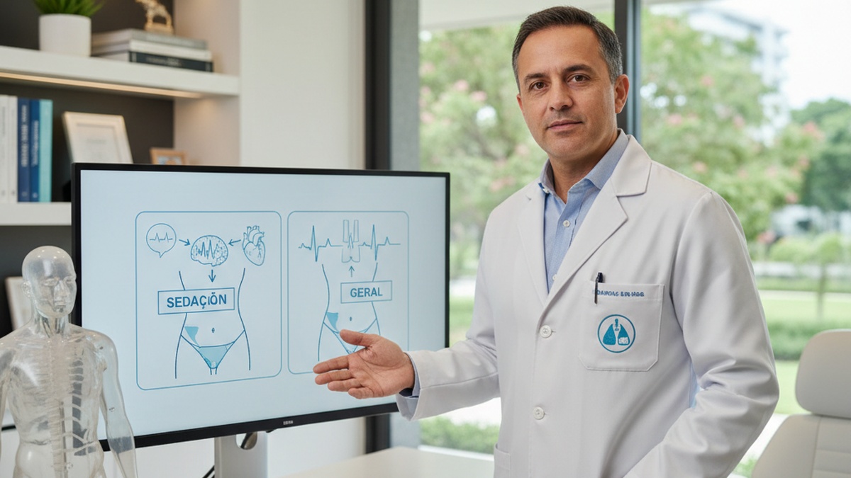 Imagem de Lipoabdominoplastia - Anestesia na lipoabdominoplastia: sedação vs geral - qual escolher?