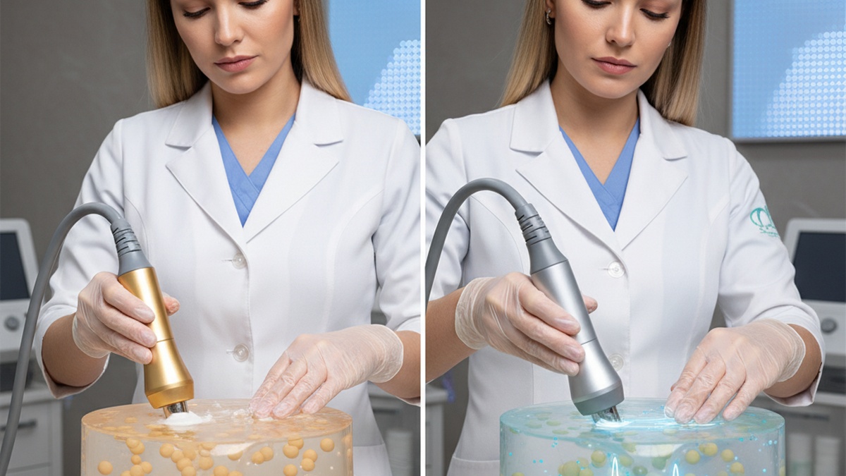Imagem de Tecnologias - Comparação: Radiofrequência vs. Ultrassom para Gordura Localizada