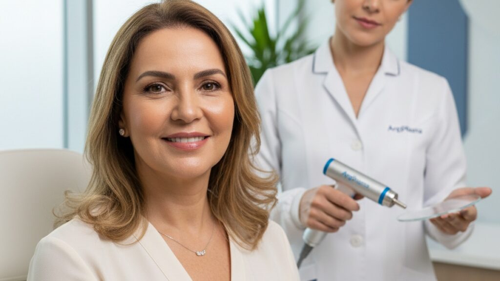 Imagem de Tecnologias - Depoimento: ArgPlasma para Rejuvenescimento Facial e Bem-Estar