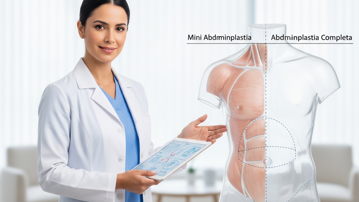 Imagem de Abdominoplastia - Diferença Entre Mini e Abdominoplastia Completa: Qual Escolher?