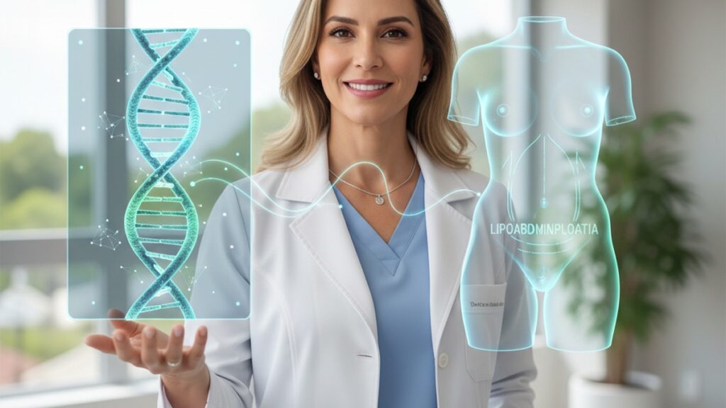 Imagem de Lipoabdominoplastia - Genética e lipoabdominoplastia: como seus genes influenciam nos resultados