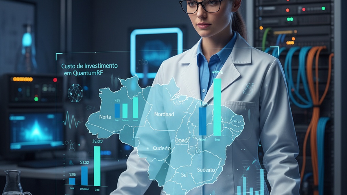Imagem de Tecnologias - Investimento em QuantumRF: Custo por Região do Brasil