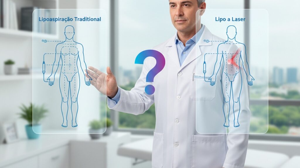 Imagem de Lipoaspiracao - Lipoaspiração Tradicional vs. Lipo a Laser: Qual Escolher?