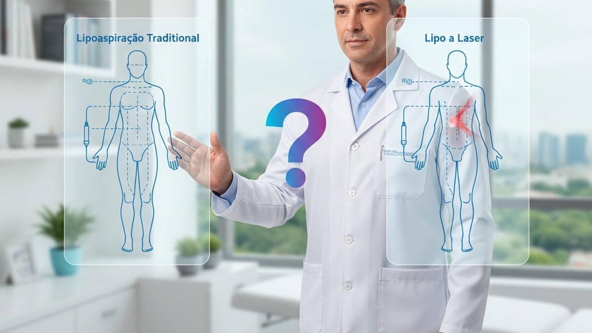 Imagem de Lipoaspiracao - Lipoaspiração Tradicional vs. Lipo a Laser: Qual Escolher?