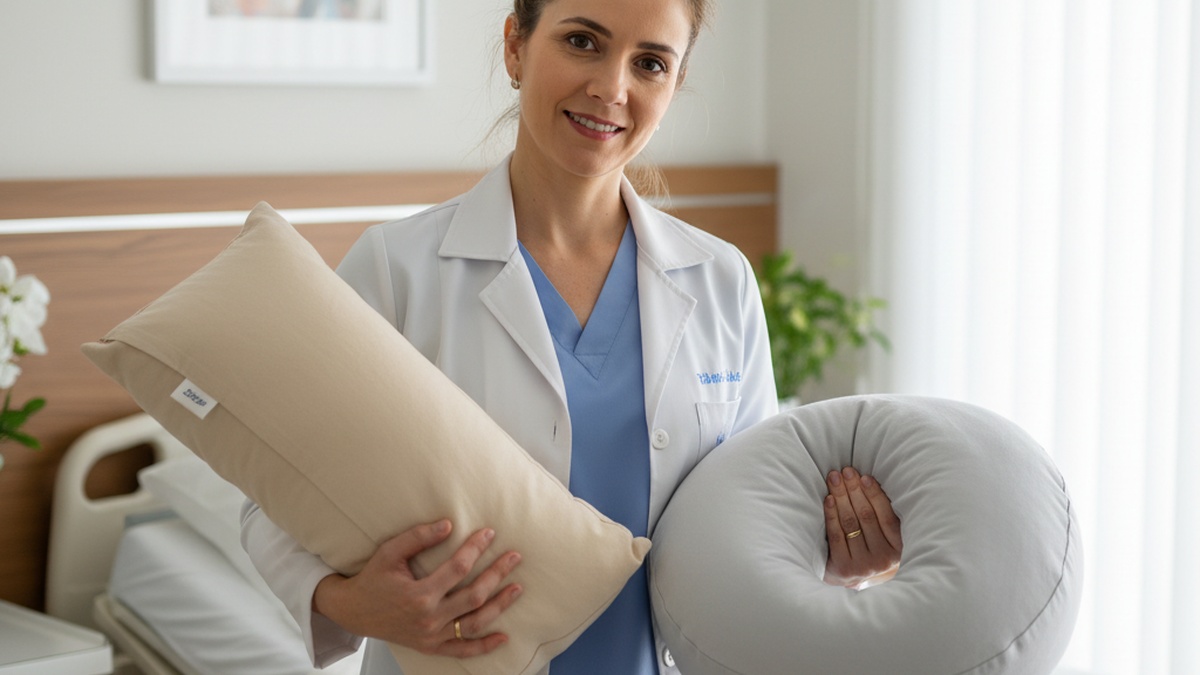 Imagem de Mamoplastia Redutora - Mamoplastia Redutora: Como Escolher o Melhor Travesseiro para o Pós-Operatório