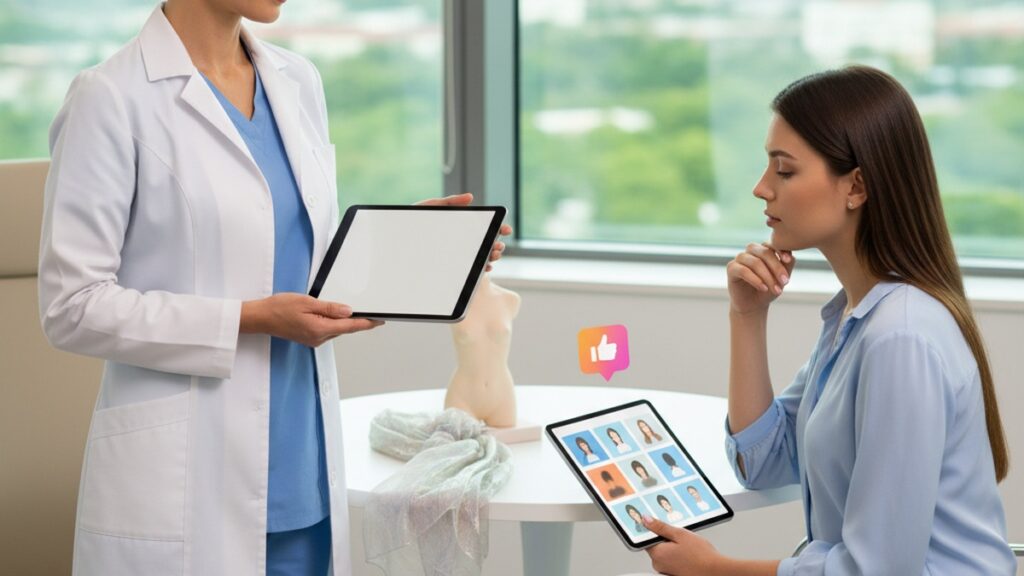 Imagem de Mamoplastia Redutora - Mamoplastia Redutora: Como Lidar com a Comparação de Resultados nas Redes Sociais