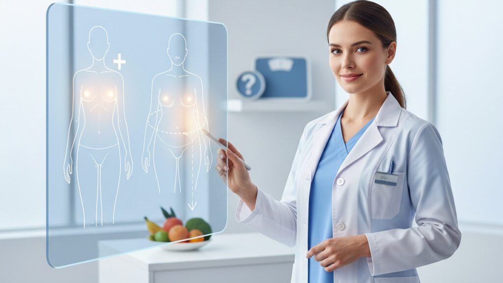 Imagem de Mamoplastia Redutora - Mamoplastia Redutora: Como o Peso Corporal Pode Afetar os Resultados