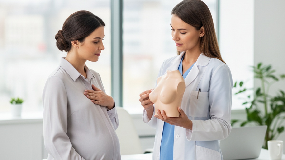 Imagem de Mamoplastia Redutora - Mamoplastia Redutora: Quais os Cuidados com as Mamas Durante a Gravidez