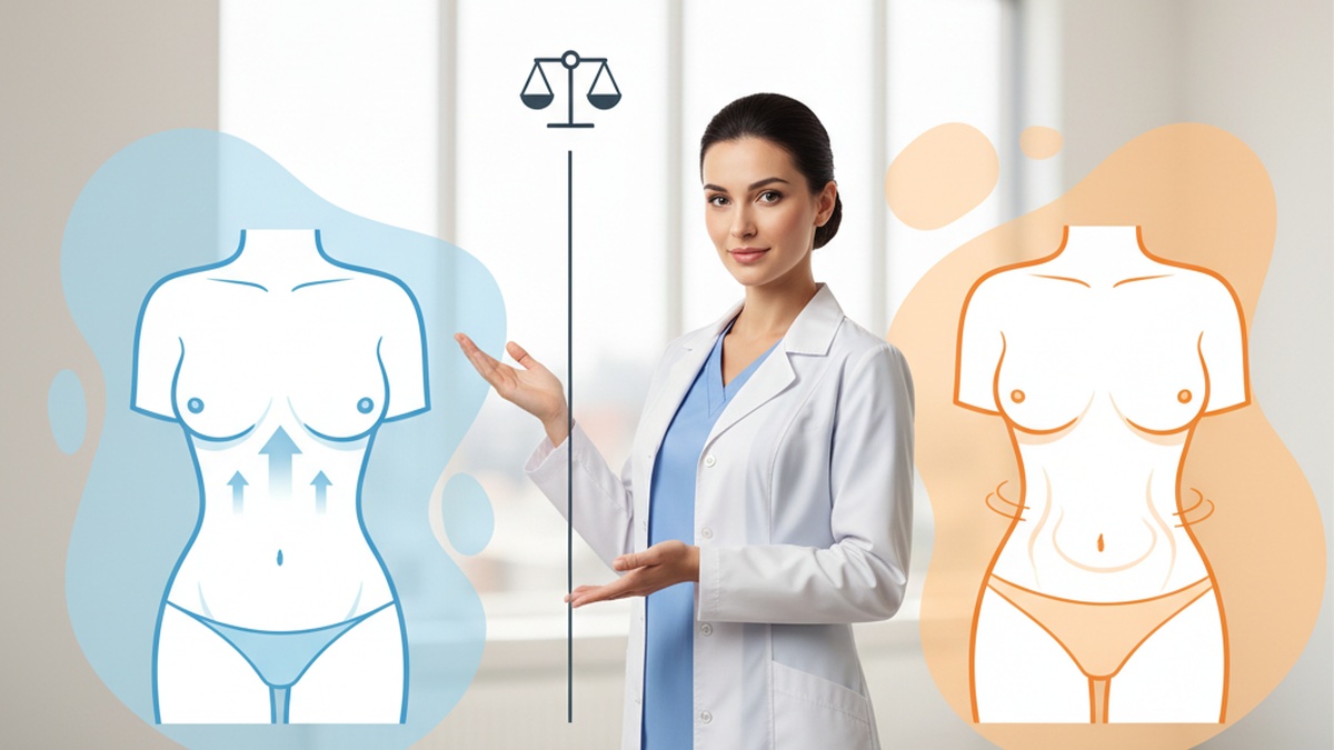 Imagem de Mamoplastia Redutora - Mamoplastia Redutora vs. Lipossucção: Qual a Diferença?