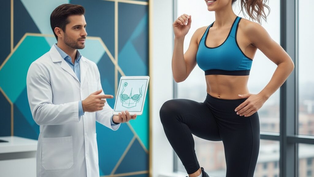 Imagem de Mastopexia - Mastopexia e Esportes: Como Retomar Treinos de Alto Impacto com Segurança