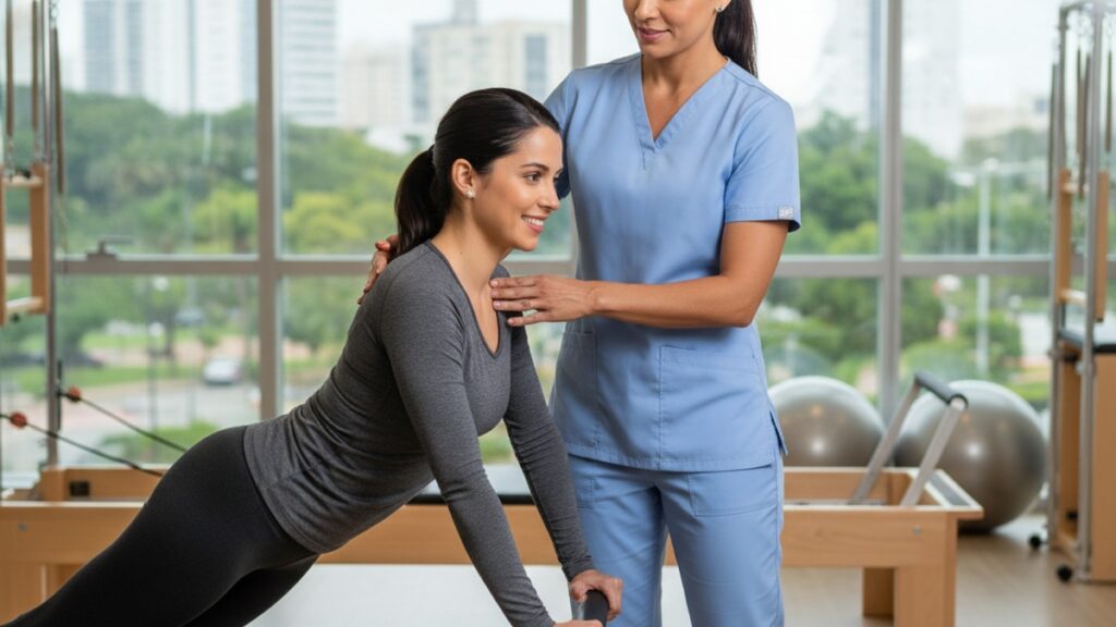 Imagem de Mastopexia - Mastopexia e Pilates: Como Retomar os Exercícios com Segurança