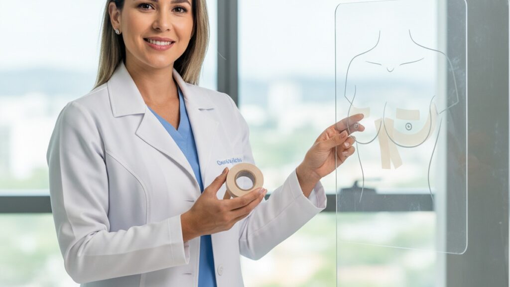 Imagem de Mastopexia - Mastopexia e Uso de Fita Cirúrgica: Benefícios e Cuidados Essenciais