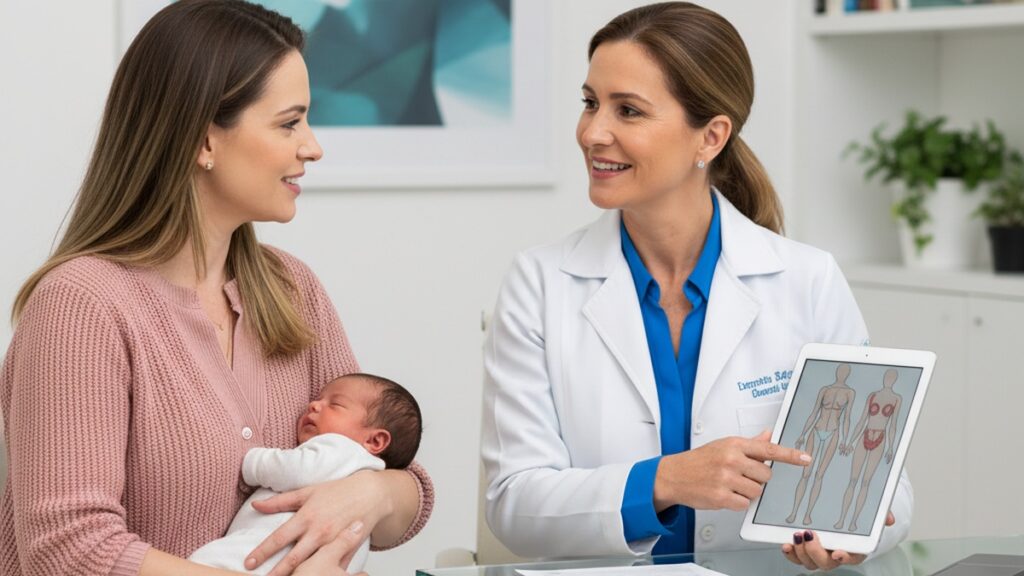 Imagem de Mommy Makeover - Mommy Makeover: O Que Esperar Durante a Consulta Pré-Operatória