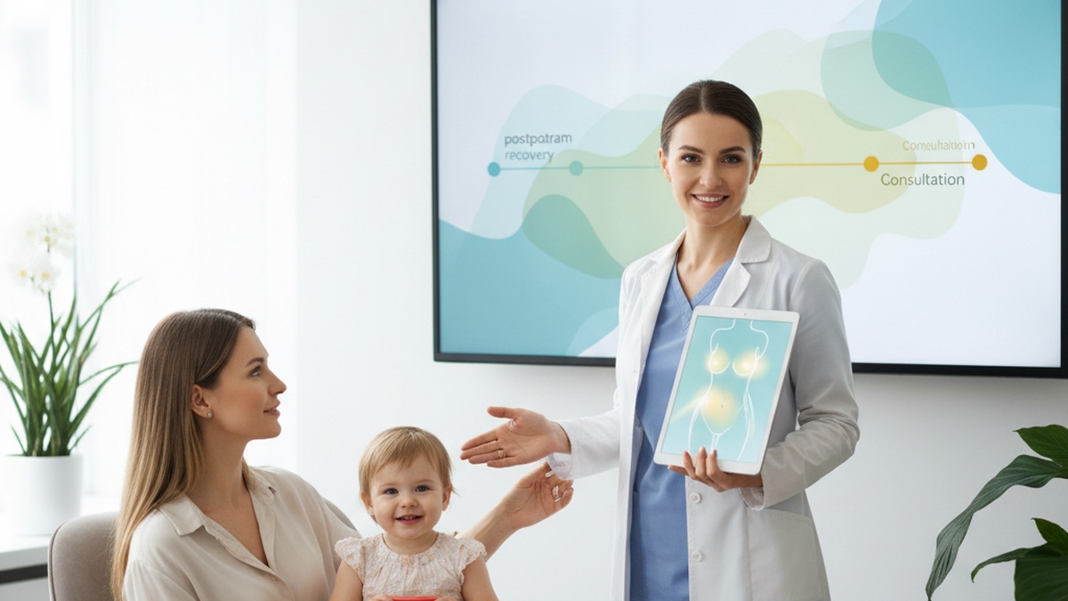 Imagem de Mommy Makeover - Mommy Makeover: Quanto Tempo Esperar Após o Parto para Fazer a Cirurgia