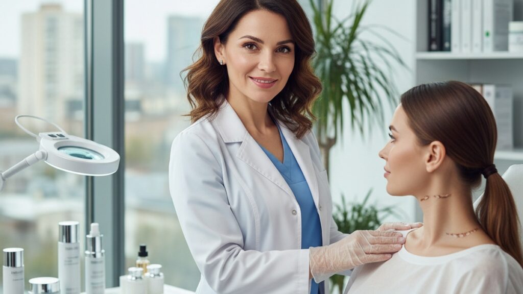 Imagem de Protese De Mama - Prótese de Mama e Medicina da Pele: Cuidados Dermatológicos Específicos