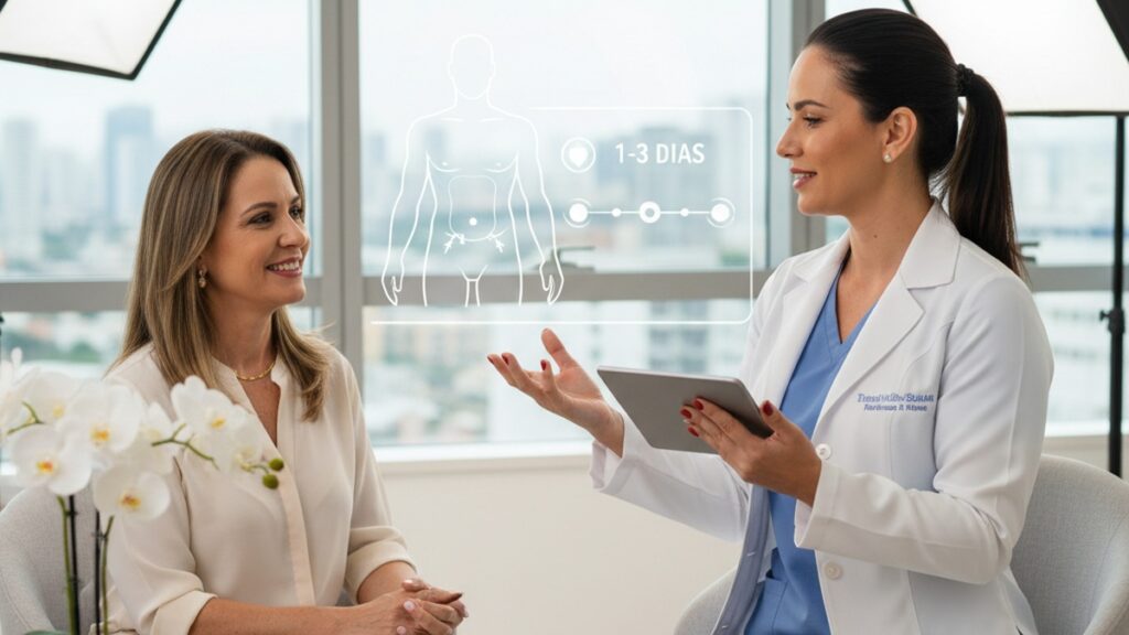 Imagem de Lipoabdominoplastia - Quanto tempo fica internado após uma lipoabdominoplastia? Guia Completo