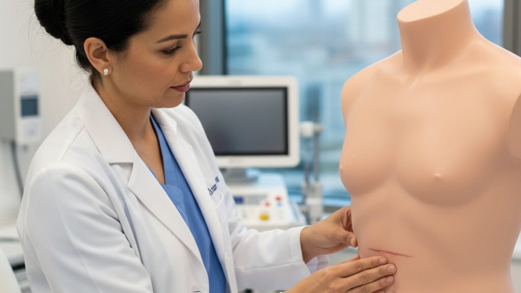 Imagem de Abdominoplastia - Sensibilidade na Pele Após Abdominoplastia: O Que é Normal e Quando se Preocupar