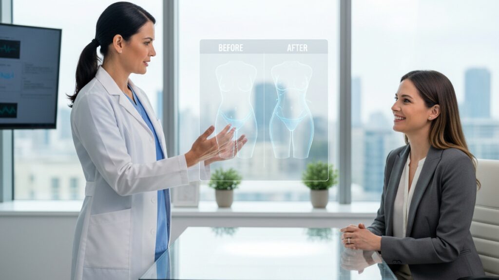 Imagem de Lipoabdominoplastia - Simulação 3D na Lipoabdominoplastia: Como a Tecnologia Ajuda a Visualizar Resultados