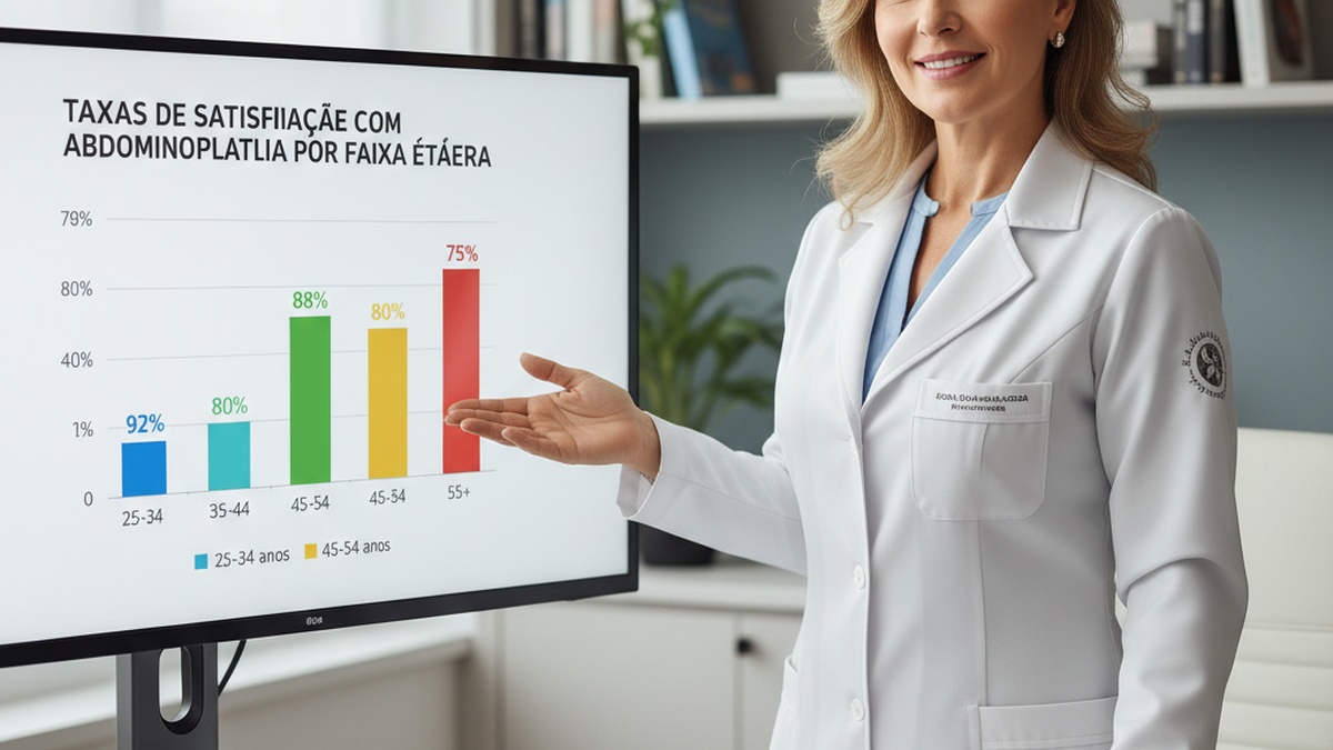 Imagem de Abdominoplastia - Taxas de Satisfação com Abdominoplastia por Faixa Etária: Análise de Dados